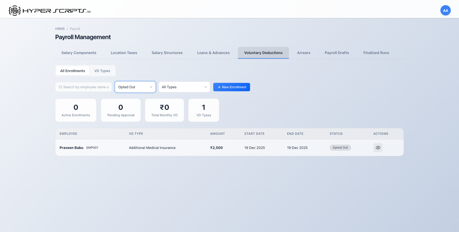 Filtered by Opted Out